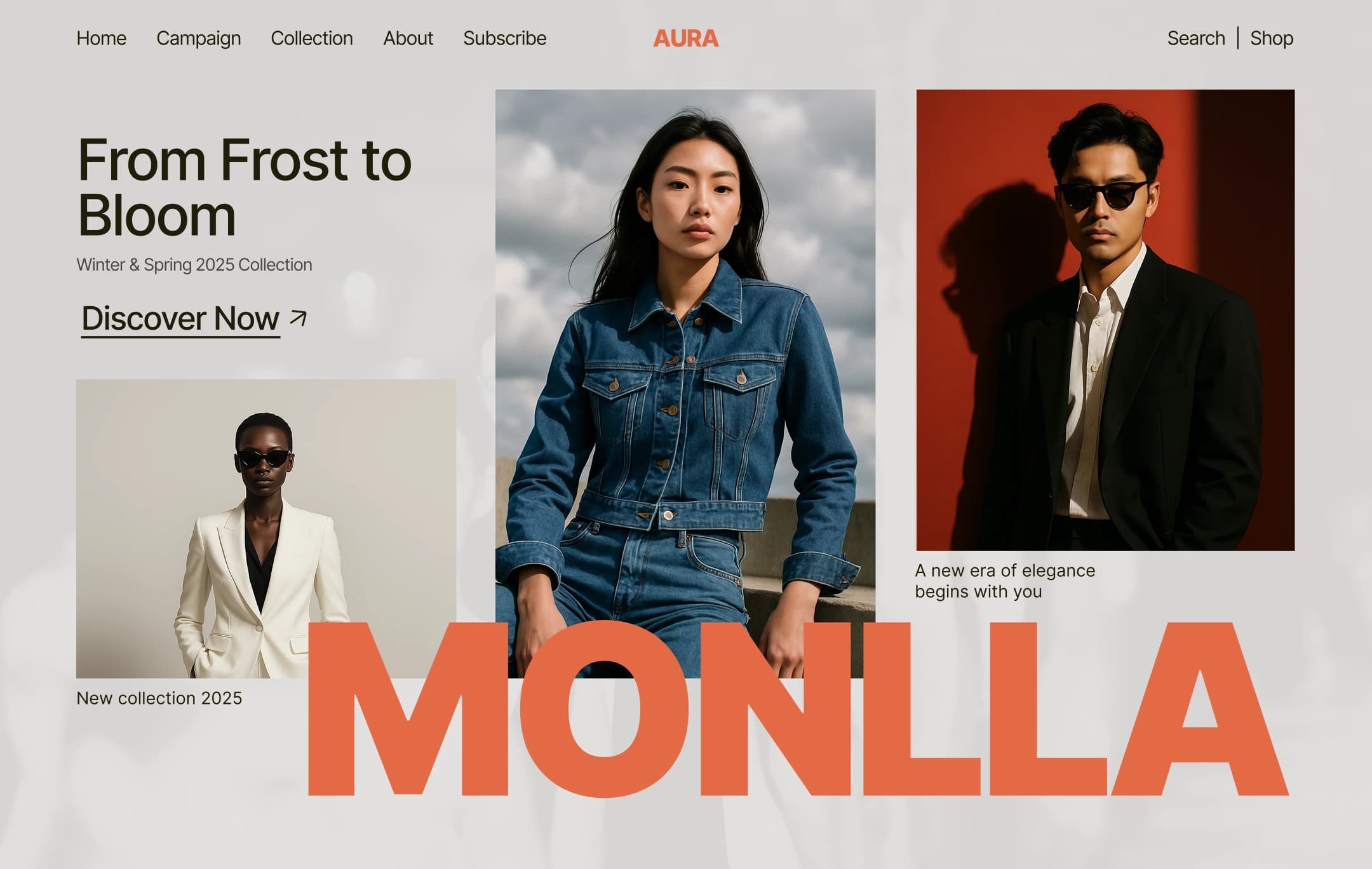 Fashion Landing Page UI + Presentation — preview 2